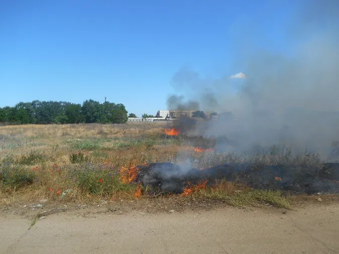 На Волині, попри заборони, продовжують палити траву