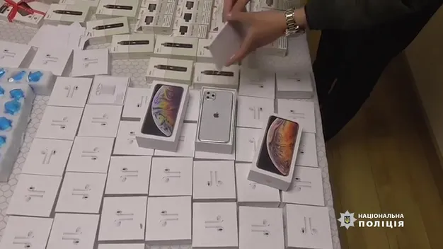 Кіберполіція викрила велику партію підробок техніки Apple: обшуки були й на Волині (ФОТО, ВІДЕО)