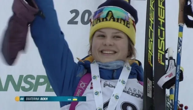 Українська біатлоністка взяла «золото» на чемпіонаті світу