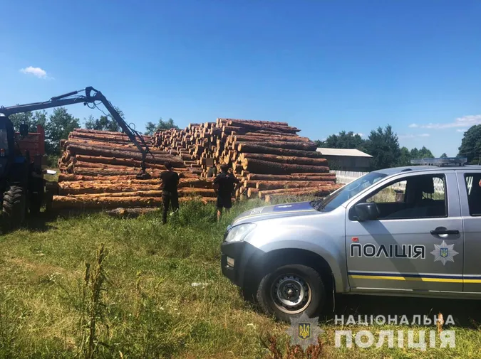 На Камінь-Каширщині – масштабні обшуки: шукають «лівий» ліс (фото)