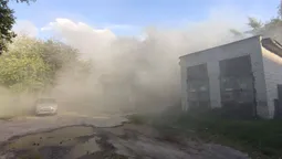 У Луцьку горить кафе (відео)