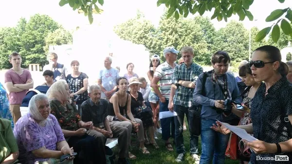 Лучани виступили проти забудови парку 900-річчя