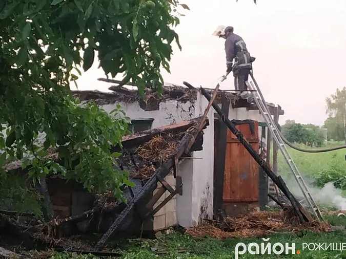 Через конфлікт з родичами рожищанин підпалив споруду