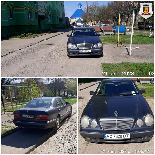 Тротуар для «мерса»: у Луцьку оштрафували «паркохама» (фото)