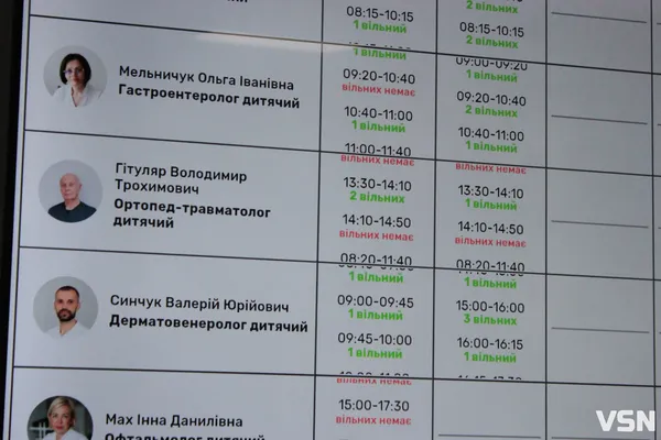 У Луцьку записатися до лікаря в дитячій поліклініці можна через мобільний додаток (фото)