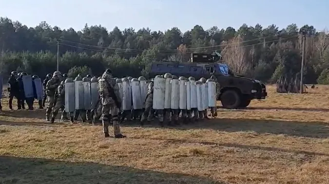 Показали, як на Волині силовики готувались боротись із міграційною кризою (фото)