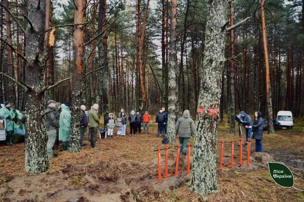 На Волині висадили «Ліс пам’яті» на честь загиблого воїна-лісівника Миколи Курана (фото)