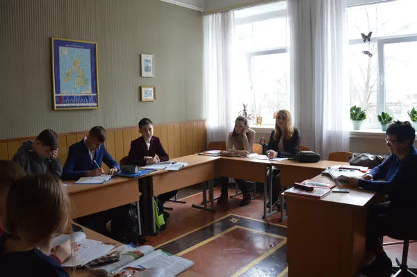 Ось так тут проходять уроки англійської мови