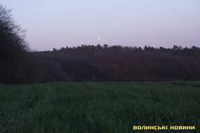 Якою на Волині побачили Суперповню або Рожевий Місяць (фото)
