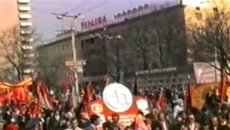 Як Луцьк на першотравневий парад ходив у 80-х роках (ВІДЕО, ФОТО)