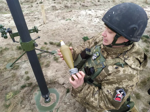 Мінометники Волинської тероборони показали, як вчаться нищити ворога (фото)