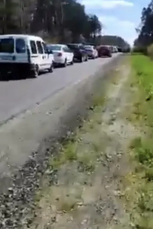 Після перекриття автошляху «Луцьк-Львів» у Великих Мостах - ускладнення руху (відео)