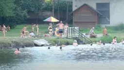 Як лучани відпочивають на теремнівських ставках (відео)