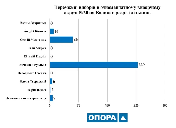 Результати виборів на Волині: жодна політична партія не перемогли на усіх дільницях
