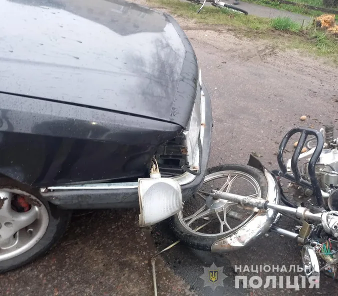 Виїхав на «зустрічку»: на Волині п'яний на Audi збив 64-річного мотоцикліста (фото, відео)