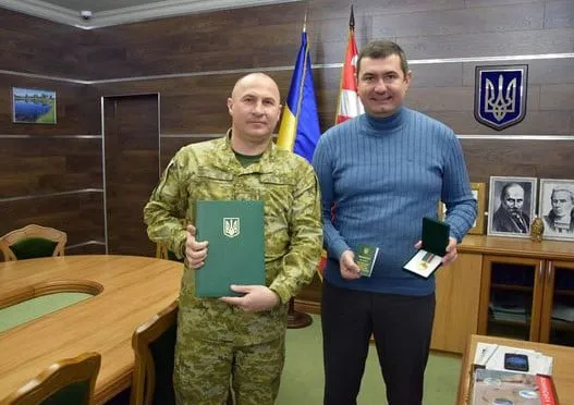 Голові Волинської облради дали медаль за охорону кордону (фото)