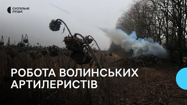Артилеристи 14 ОМБр знищили колону російської техніки на Харківщині (відео)