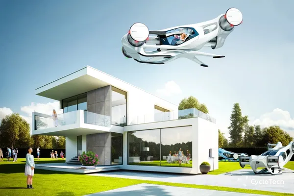 CycloTech представила футуристичний концепт електричного аеротаксі (фото)