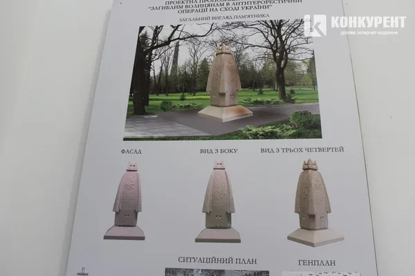 Яким може бути пам'ятник бійцям АТО у Луцьку: проекти