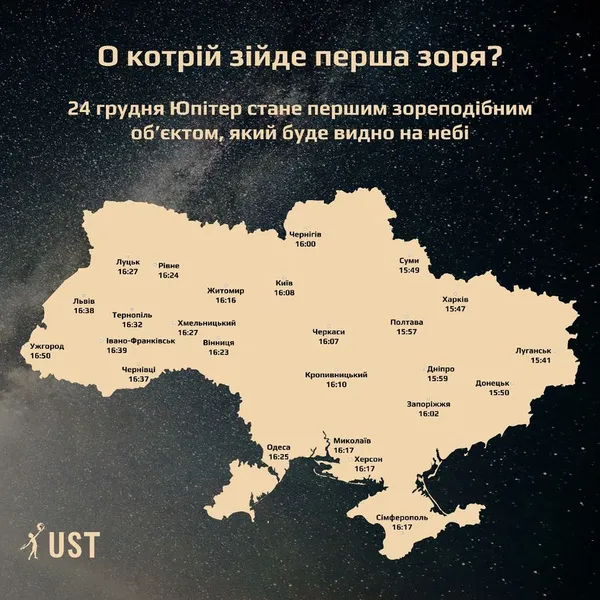Коли над Луцьком зійде перша зірка у Святвечір