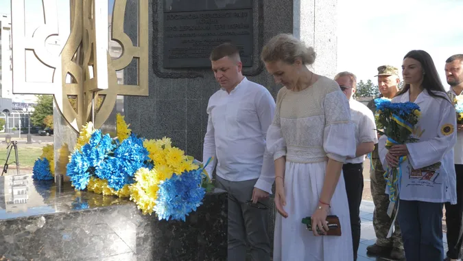У День Незалежності України в Луцьку вшанували борців за волю (фото, відео)