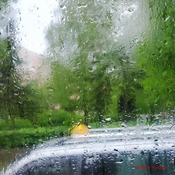 Луцький фотохудожник показав місто крізь дощ