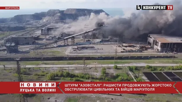 «Азов» опублікував відеозапис штурму «Азовсталі» росіянами (відео)