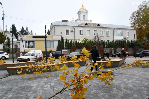 У Луцьку озеленили сквер біля «Бенедикту» (фото)