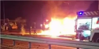 Росіяни завдали удару «шахедом» по АЗС: деталі ворожої атаки біля ПП «Ягодин» на кордоні з Польщею (фото) (ОНОВЛЕНО)