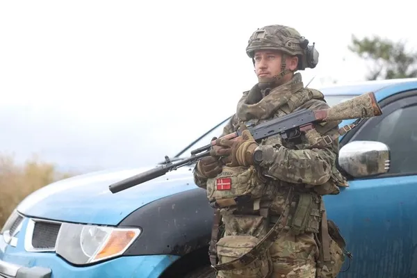 Володимир під час виконання завдань на Донеччині