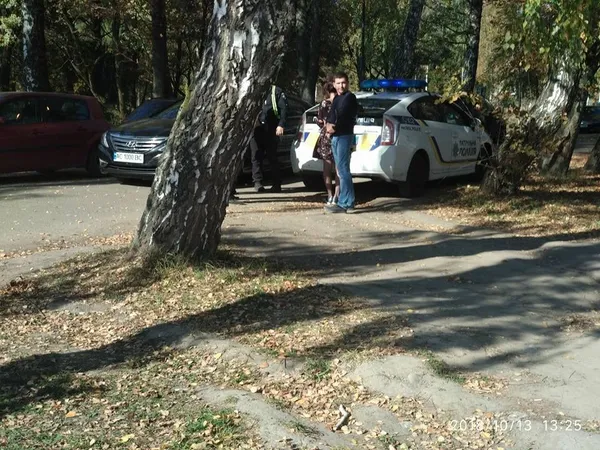 У луцькому парку «автохам» намагався наїхати на муніципала (фото)