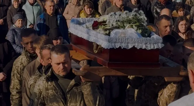 У Шацьку попрощалися із загиблим воїном Петром Солодухою (фото)
