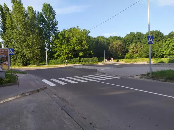 У Луцьку замість болота облаштували пішохідний перехід (фото)