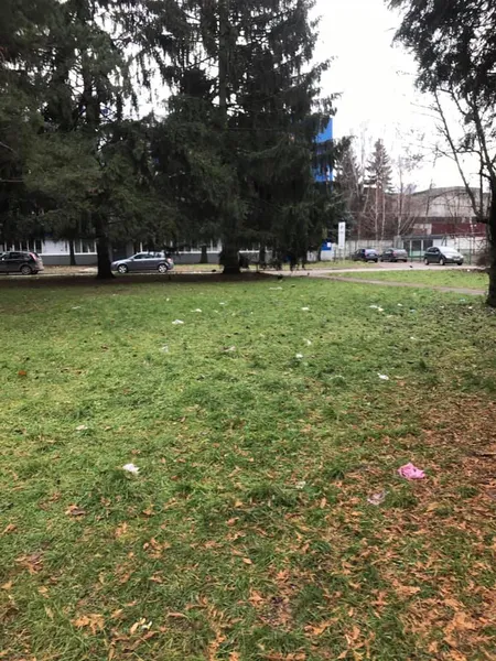 «Свинство найвищого рівня»: луцький сквер потопає у смітті (фото, відео)