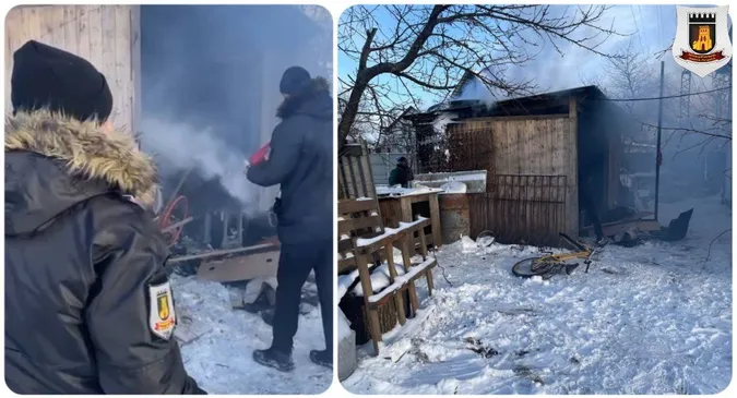 Луцькі муніципали допомагали рятувальникам гасити пожежу в дачному масиві (фото)