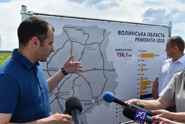 Волинська область – у ТОП-5 регіонів за станом мережі автомобільних доріг