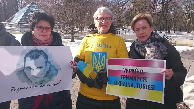 У Ризі закликали звільнити українських політв’язнів із російських тюрем (фото)