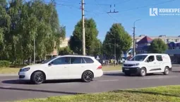 «Чистий Луцьк» наздогнав Volkswagen біля РАЦСу (відео)