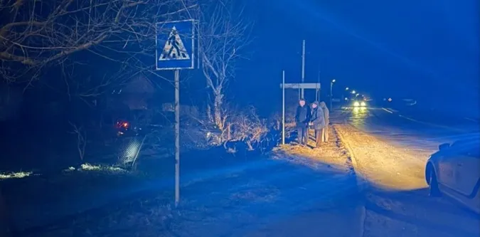 На Волині п’яний водій злетів у кювет і врізався в дерево: травмувалась жінка (фото)