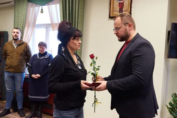 У Луцьку вручили державні нагороди родинам загиблих Героїв (фото)