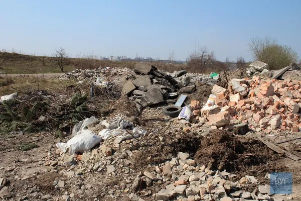 Околицю волинського міста закидали сміттям (фото)
