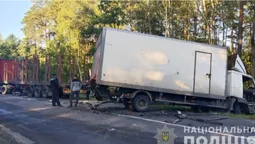 Біля Маневичів – автотроща за участю двох вантажівок (фото, відео)