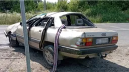 Перекинулось декілька разів: показали шокуючий момент ДТП з Audi у Луцькому районі (відео)