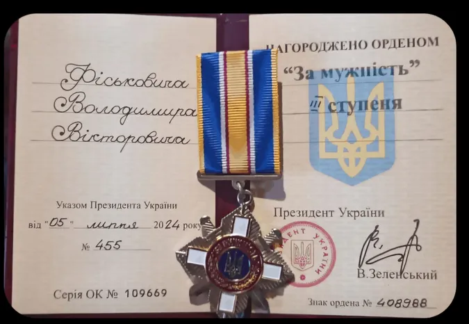 Зеленський нагородив орденом солдата з Волині