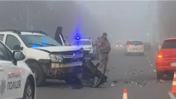 Біля АЗС у Луцьку – подвійна ДТП, є постраждалі (відео)