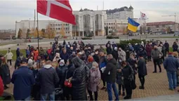 Під стінами Волинської ОДА мітингували підприємці: що вимагали (відео)