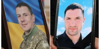 У Луцьку в останню дорогу провели двох Героїв – Артема Біломоїна та Вадима Попишова (фото)