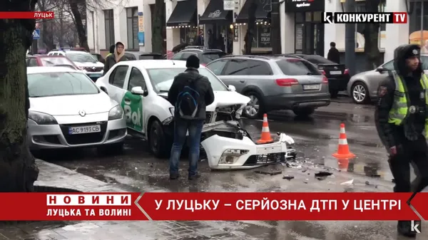 Серйозна ДТП у центрі Луцька