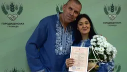 На Волині одружився художник-переселенець з Донеччини (фото)