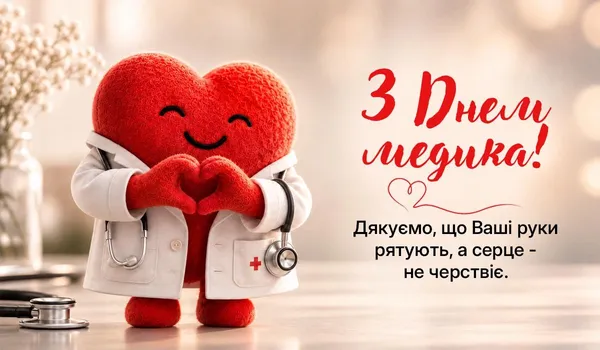 З Днем медика: вітальні листівки та слова
